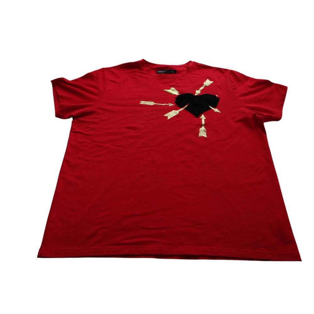 Hudson Outerwear Men's‎ Red Short Sleeve T-Shirt Size 3X